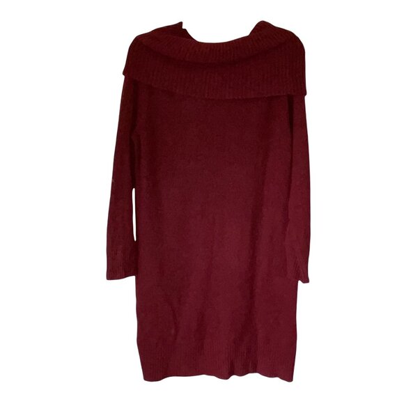 G.H. Bass & Co. Womens Red Turtleneck Sweater Dress XL - Picture 1 of 5